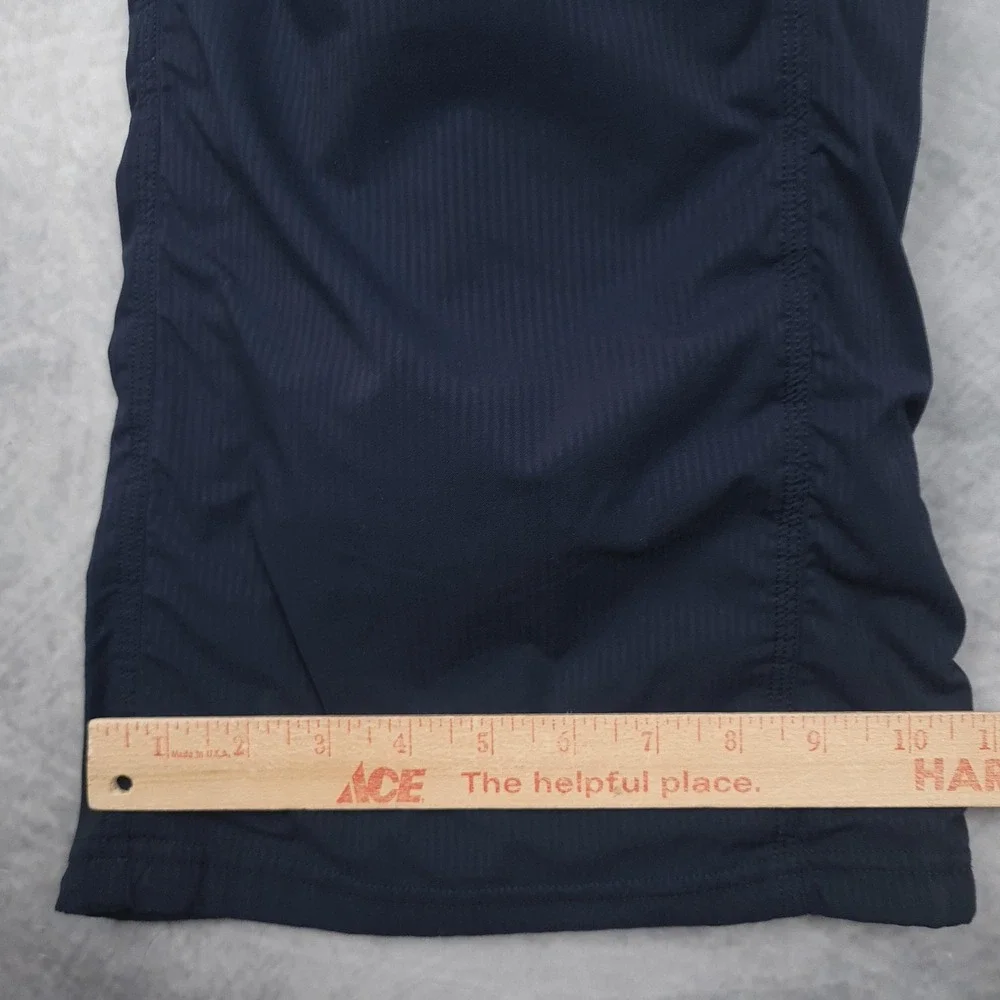 Lululemon Pants Womens 10 Blue Dance Studio Lined Track Drawstring Ruched Leg